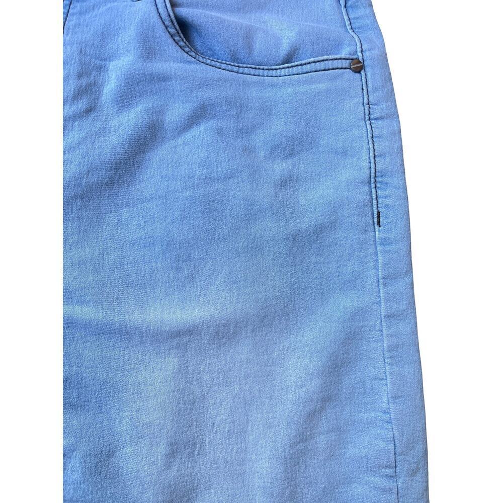 Tailor Vintage Greenwich 9" Inseam Slim Fit Stretch Denim Shorts Light Blue – 34 - Picture 8 of 14